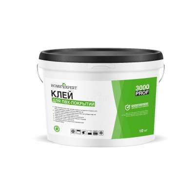 Клей водно-дисперсионный Home Expert 3000 ПРОФ для гибких виниловых покрытий 5 кг