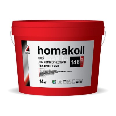 Клеи Homakoll для ПВХ покрытий 148, 300-500 г/м2 28 кг